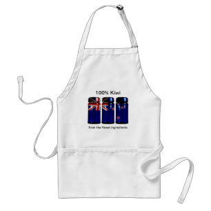New Zealand Flag Spice Jars Apron