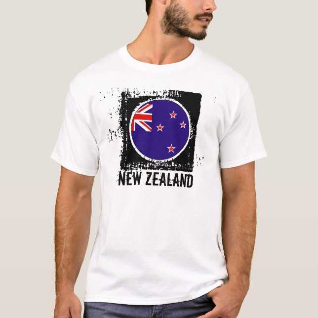 New Zealand Flag T-Shirt (Front)