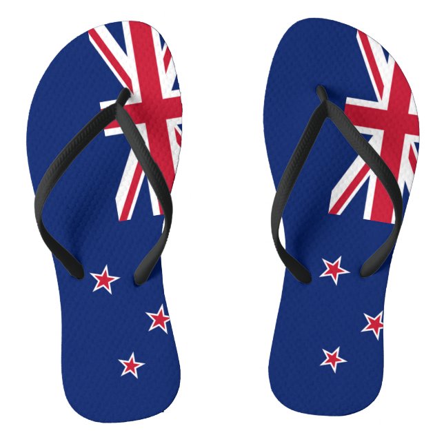 New Zealand Flag Thongs (Footbed)