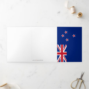 New Zealand flag Tri-Fold Card