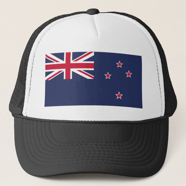 New Zealand Flag Trucker Hat (Front)
