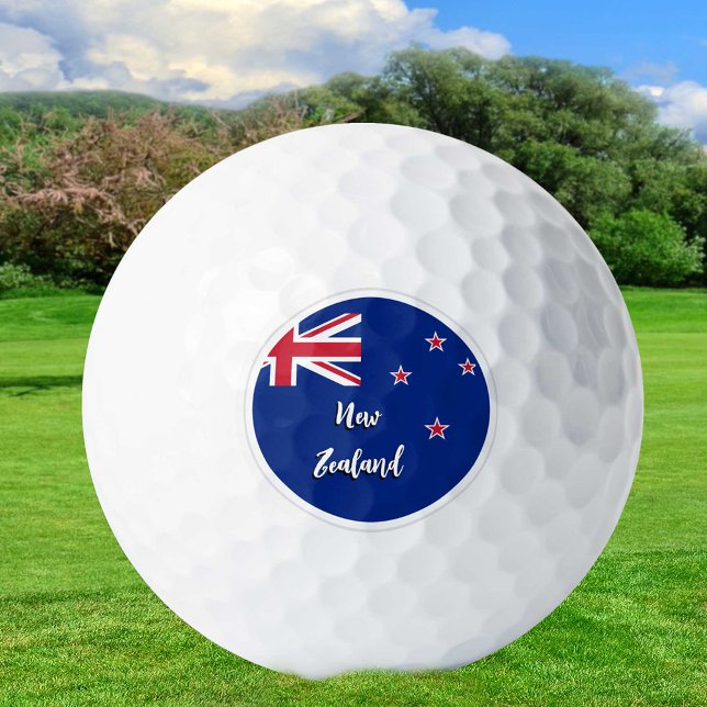 New Zealand Golf Balls, Zealand Flag / Patriots Golf Balls (Creator Uploaded)