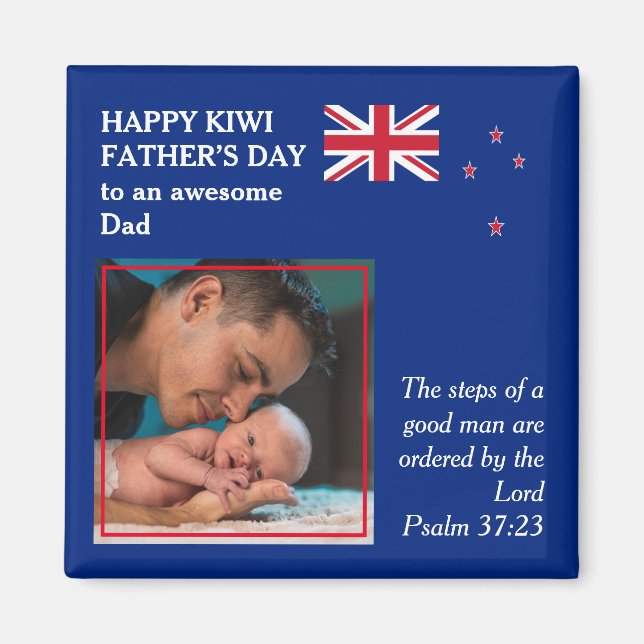 NEW ZEALAND Happy Father's Day AWESOME DAD Magnet (Front)