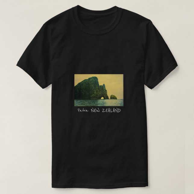 New Zealand Hole in the Rock T-Shirt (Design Front)