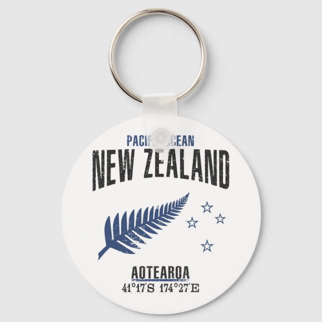 New Zealand Key Ring (Front)