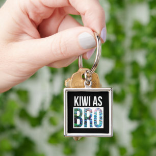 NEW ZEALAND KIWI AS BRO PAUA KEY RING