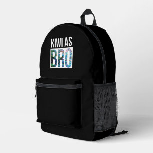 NEW ZEALAND KIWI AS BRO PRINTED BACKPACK