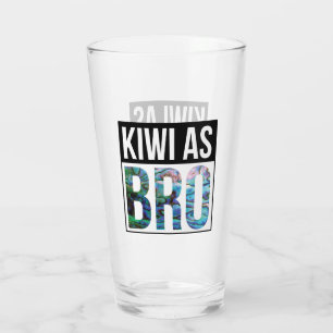 NEW ZEALAND KIWI AS BRO SIMPLE PAUA GLASS