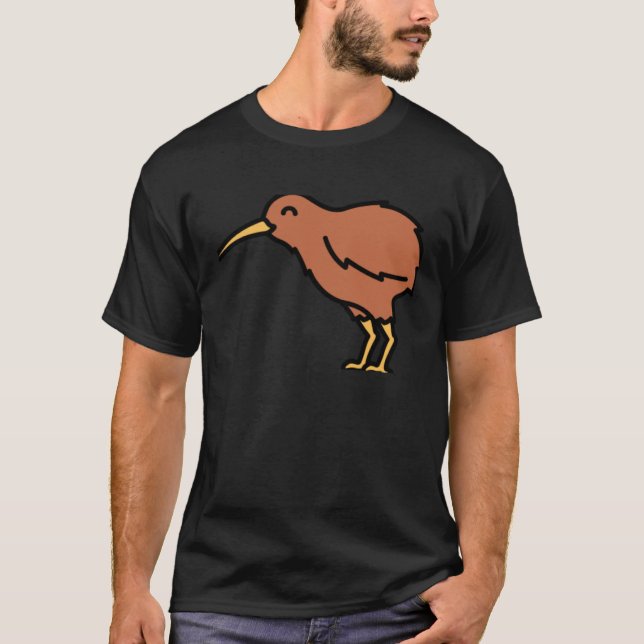 New Zealand Kiwi Bird Animal Wildlife  4 T-Shirt (Front)