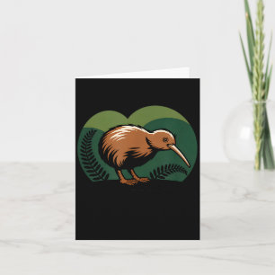 New Zealand Kiwi Bird Card