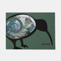 NEW ZEALAND KIWI BLACK PAUA FERN KORU NZ KIA ORA