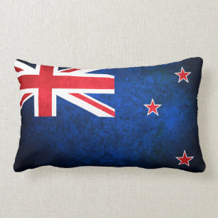 New Zealand; Kiwi Flag Lumbar Cushion