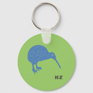 New Zealand Kiwi Keychain