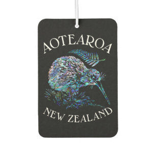NEW ZEALAND KIWI PAUA CAR AIR FRESHENER