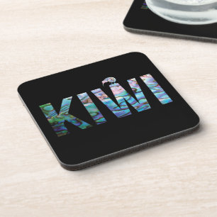 NEW ZEALAND KIWI PAUA COASTER