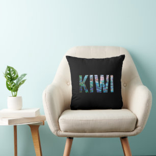 NEW ZEALAND KIWI PAUA CUSHION