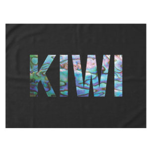 NEW ZEALAND KIWI PAUA TABLECLOTH