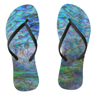NEW ZEALAND KIWI PAUA THONGS