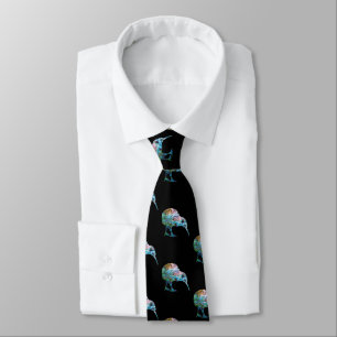 NEW ZEALAND KIWI PAUA TIE