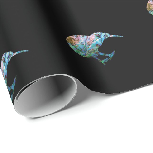 NEW ZEALAND KIWI PAUA WRAPPING PAPER (Roll Corner)