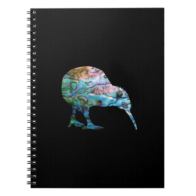 NEW ZEALAND KIWI SIMPLE PAUA NOTEBOOK (Front)