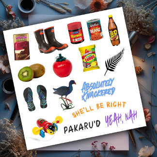 New Zealand Kiwiana Set 6