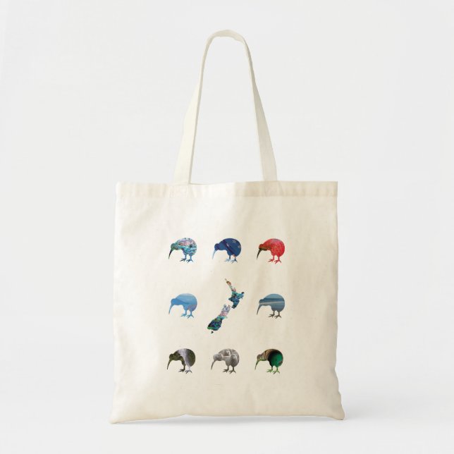 NEW ZEALAND KIWIS PAUA TOTE BAG (Front)