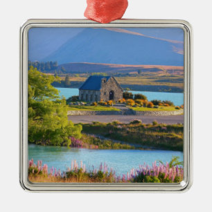 New Zealand - Lake Tekapo Metal Tree Decoration