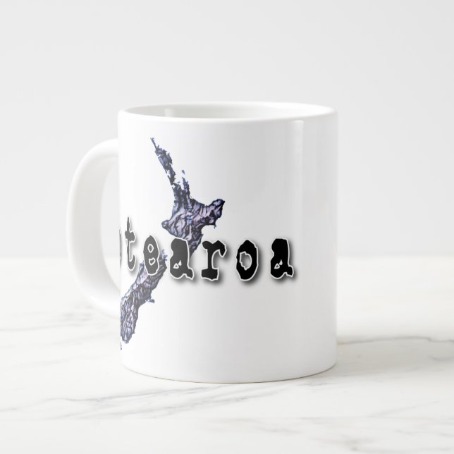 New Zealand Large Coffee Mug (Front Left)
