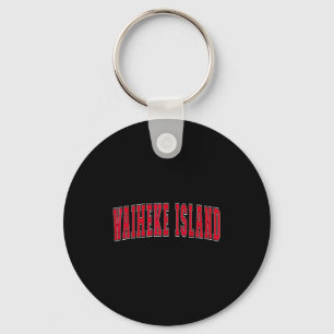 New Zealand Lover Proud Kiwis Souvenir Waiheke Isl Key Ring