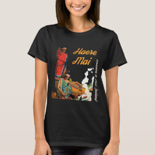 New Zealand Maori Art Haere Mai Travel T-Shirt