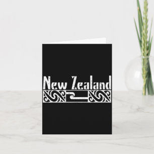 New Zealand Maori Flag  Card