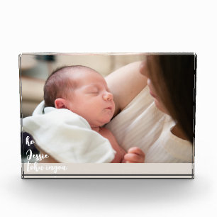 NEW ZEALAND MAORI LANGUAGE BABY PERSONALIZED PHOTO BLOCK