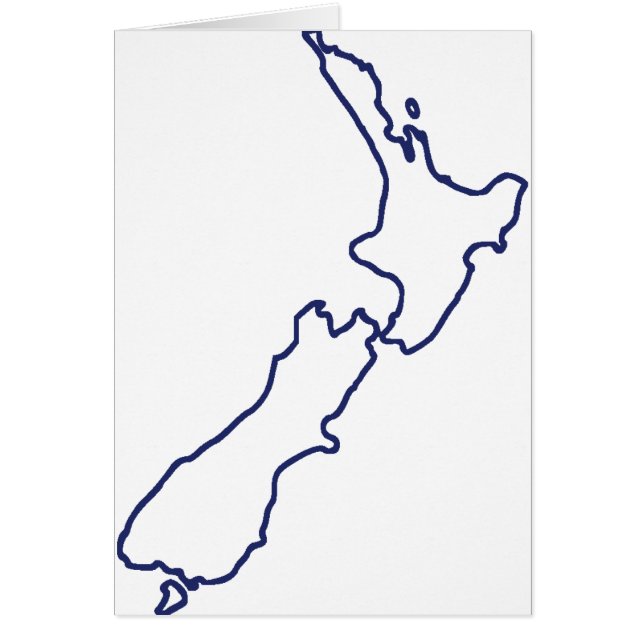 New Zealand Map (Front)