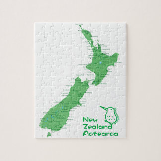 New Zealand Map Jigsaw Puzzle
