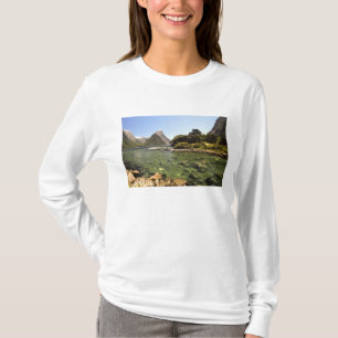 New Zealand, Mitre Peak, & Bowen River entering T-Shirt