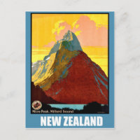 New Zealand, Mitre Peak, mountain
