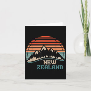 New Zealand Mountain Hiking Gift New Zealand Card