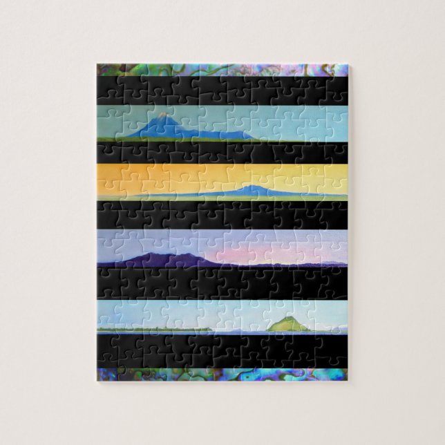 NEW ZEALAND NORTH ISLAND LANDSCAPES JIGSAW PUZZLE (Vertical)