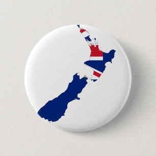 New Zealand NZ 6 Cm Round Badge