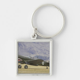 New Zealand, Otago, Wanaka, Warbirds Over 5 Key Ring
