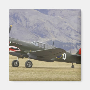 New Zealand, Otago, Wanaka, Warbirds Over 5 Magnet
