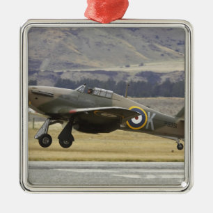 New Zealand, Otago, Wanaka, Warbirds Over 6 Metal Ornament