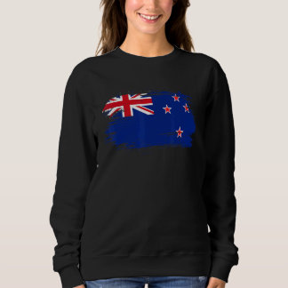New Zealand Outfit  New Zealand Flag Symbol  I Lov Sweatshirt