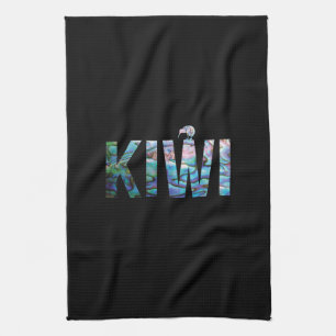 NEW ZEALAND PAUA KIWI TEA TOWEL