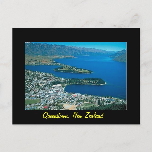 New Zealand Queenstown postcard (Front)