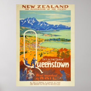 New Zealand Railway Poster