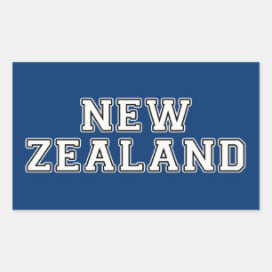 New Zealand Rectangular Sticker