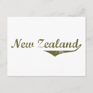 New Zealand Revolution Style Postcard