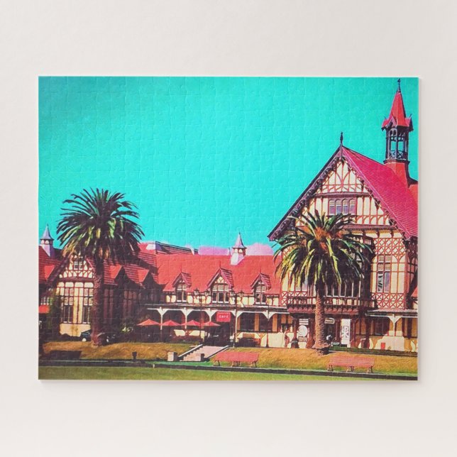 New Zealand Rotorua Museum Jigsaw Puzzle (Horizontal)